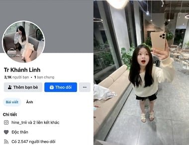 Khánh Linh xinh đẹp bị lộ clip khi đang hoạt động bất chính